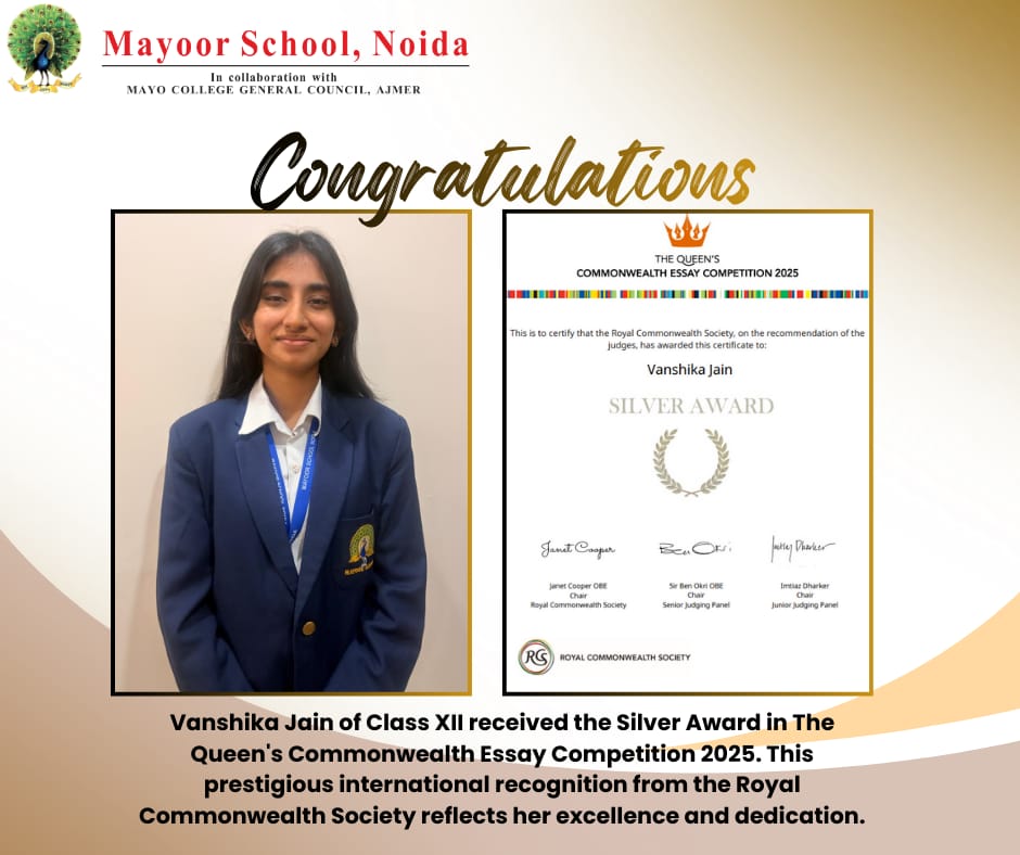 Mayoor Excellence on a Global Stage!